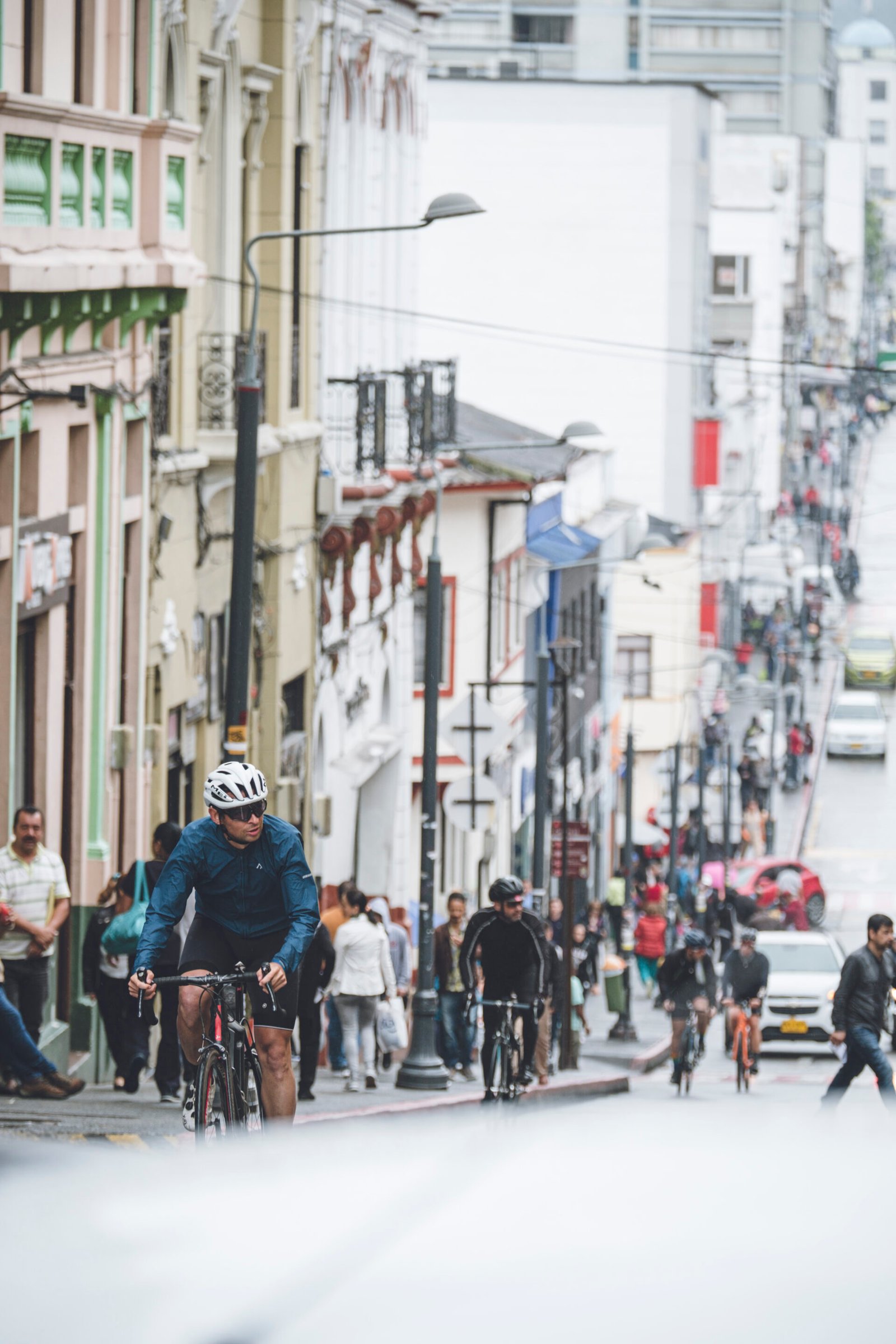 Riding your bike in the cities of Colombia is an experience