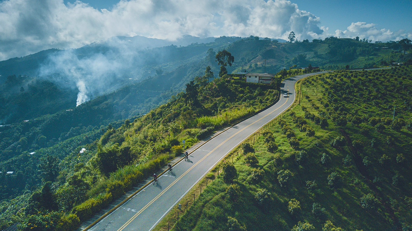 amazing landscapes in alto de letras the perfect destination for any cyclist in the world