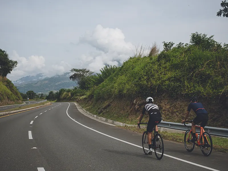 epic landscapes in a cycling tour in colombia